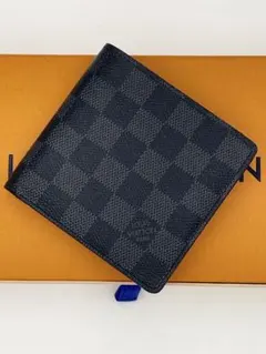【美品】ルイヴィトン ダミエグラフィット ポルトフォイユ マルコ 財布 二つ折り