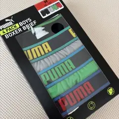 【新品】プーマPUMA 男の子用 ボクサーパンツブリーフM4枚8-10歳コストコ