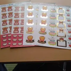 ごほうびシール レトロ ４枚セット