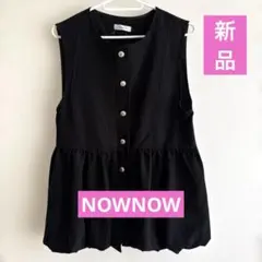 ★新品タグ付き★NOWNOW★ノースリーブ チュニック★Lサイズ★最終価格★