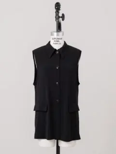 Nala Summer knit vest ノースリーブ ベスト ブラック - メルカリ
