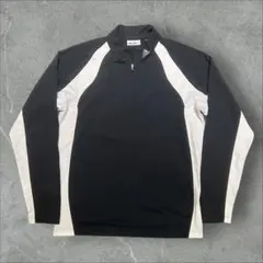 adidas golf 長袖 ハーフジップ 半袖シャツ メンズ ゴルフウェア L