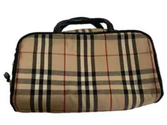Burberry ハンドバッグ ベージュ チェック ポーチ