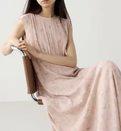 UNIQLO フレアワンピース/ノースリーブ