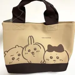 しまむら　ちいかわ　ミニトートバッグ　ベージュ　ハチワレ　うさぎ　ミニトート