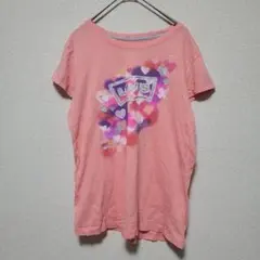 リーバイス 半袖Tシャツ クルーネック 半袖 ハート XL 桃 綿 デイリー