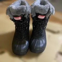 美品 Coleman スノーブーツ 23.0cm ブラック ジュニア キッズ