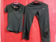 Nike Fit-Driジャージ上下セット ブラック