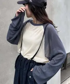 CIAOPANIC TYPY♡シアーニットラグラン