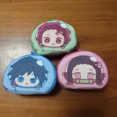 鬼滅の刃 ちびキャラマスコット ロールケーキ型 3個セット