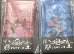 ズートピア2 happyくじ　H賞　マルチケース　ニック　ジュディ