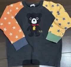 DOUBLE.B クマ刺繍 トップス 100cm