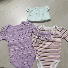 BABIESRUS ベビー下着70 2点セット ➕帽子