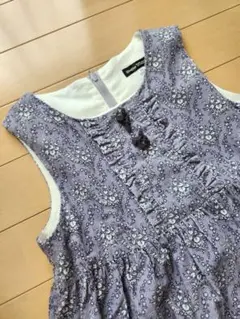 Bebe130 花柄ワンピース（紫）