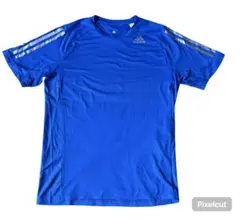 adidas climacool 半袖Tシャツ ブルー Mサイズ