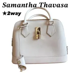 Samantha Thavasa ショルダーバッグ ハンドバッグ南京錠2way