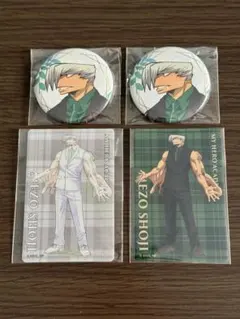 ヒロアカ bones store 缶バッジ ビジュアルプレート 障子目蔵