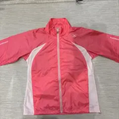 MIZUNO レディースウィンドブレーカー ピンク XLサイズのサムネイル