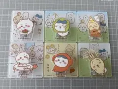 ちいかわアクリルシーンクリップ　ちいかわ　ハチワレ　うさぎ　6点セット