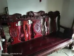 バリ島アジアンバンブーリビングセット①ベンチ - メルカリ