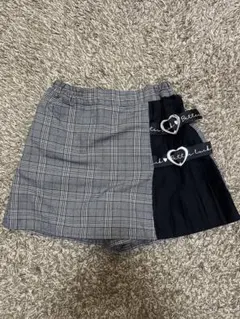 ガールズ　チェック柄　キュロットスカート サイズ140