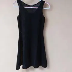 BAKKA BAKKA ノースリーブ ミニワンピース ブラックのサムネイル
