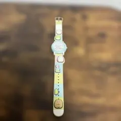 キャラクター柄ミントグリーン腕時計 すみっこぐらし