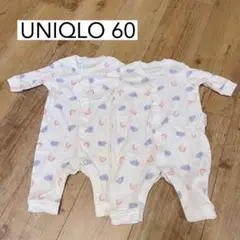 UNIQLO ロンパース 2枚セット 60