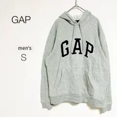 【GAP】ギャップ パーカー ロゴ グレー 裏起毛 プルオーバー 定番 シンプル