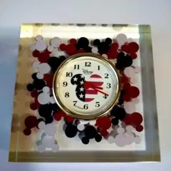 ディズニー ミッキーマウス 置き時計