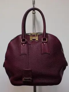 BURBERRY　ハンドボストン　A4　ルーマニア製　数回使用