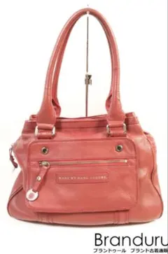 Marc Jacobs レザー ショルダーバッグ 赤
