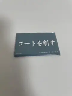 ハイキュー　横断幕　缶マグネット　マグネット　青葉城西　コートを制す　及川　岩泉