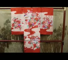 【お宮参り】祝い着　正絹