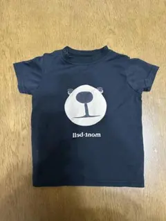 mont-bell クマの顔Tシャツ 黒　80サイズ