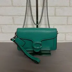 COACH CJ925 タビー チェーンショルダー グリーン - メルカリ