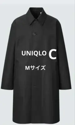 ステンカラーコート ブラック