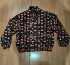 KEREN HART 幾何学模様 ジップアップジャケット L