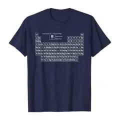 Periodic Table Remastered 周期表 Tシャツ ネイビーのサムネイル