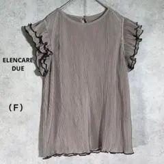 『ELENCARE DUE』エレンカーレデュエ（Ｆ）リブトップス 半袖 フレア袖のサムネイル