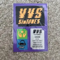 【新品未開封】SixTONES VVS ツアーグッズ ステッカー
