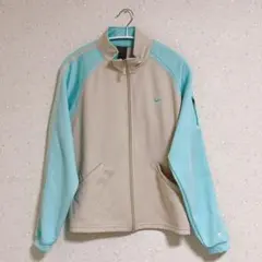 最終値下☆ナイキ￤NIKE￤ジャージ￤トップス￤水色￤ベージュ￤スポーツMIX