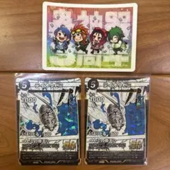 【匿名配送】蟲神器 3周年記念コミックカード テイオウゼミ2枚　シール付き