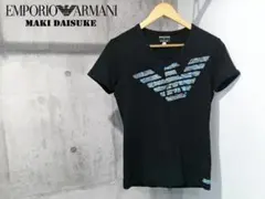 エンポリオアルマーニ × マキダイ コラボ Vネック ストレッチ Tシャツ Mのサムネイル