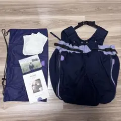 未使用　替えスタイ付き　ウィーゴツインベビーキャリア　双子用　抱っこ紐　ネイビー ツイン】双子用抱っこひも – Weego Japan