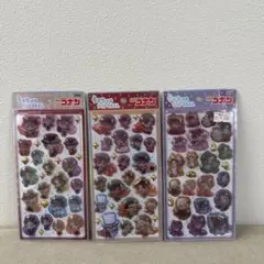 【正規品】うるちゅるポップシール♪名探偵コナン好きに♪3枚セット