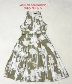 アドルフォドミンゲス リネンコット　花柄ワンピースのサムネイル
