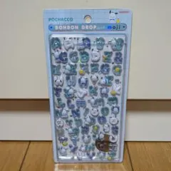 サンリオ　ボンボンドロップシール　もじ　ポチャッコ