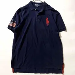 Polo RalphLauren big pony shirt 赤 MOSCOW - メルカリ