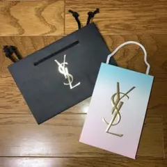 YSL ショッパー 黒 ・スプリング限定 ミニギフトバッグ 2点セット